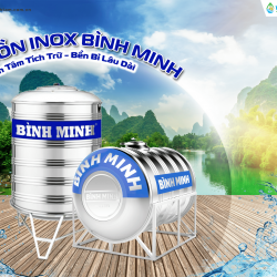 Bồn Nước Inox Bình Minh – Giải Pháp Tích Trữ Nước An Toàn, Bền Bỉ Cho Gia Đình Việt