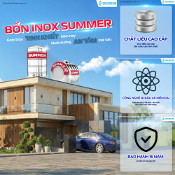 Bồn Nước Inox Summer – Giải Pháp Lưu Trữ Nước Tinh Khiết, Bền Vững Cho Mọi Gia Đình Việt
