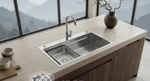 CHẬU RỬA INOX MATSIJNO MS2-7546-1H – THIẾT KẾ HIỆN ĐẠI, BỀN ĐẸP CHO GIAN BẾP