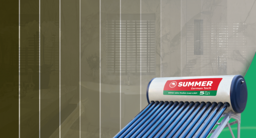 Máy Nước Nóng Năng Lượng Mặt Trời Summer – Giải Pháp Nước Nóng Bền Vững Cho Gia Đình Hiện Đại