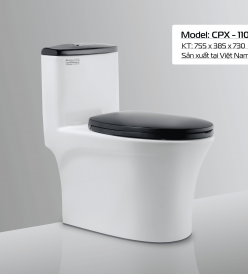 BÀN CẦU CPX - 110 NẮP ĐEN