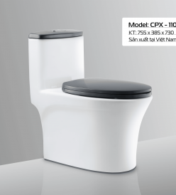 BÀN CẦU CPX - 110 NẮP XÁM