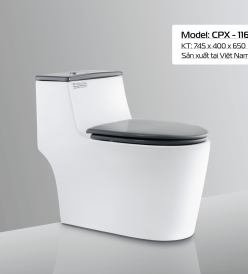 BÀN CẦU CPX - 116 NẮP XÁM