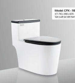 BÀN CẦU CPX - 118 NẮP ĐEN