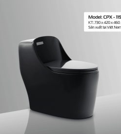 BÀN CẦU CPX - 119 MÀU ĐEN