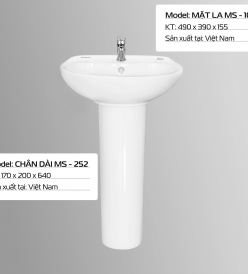 MẶT LA MS - 102 + CHÂN DÀI MS - 252