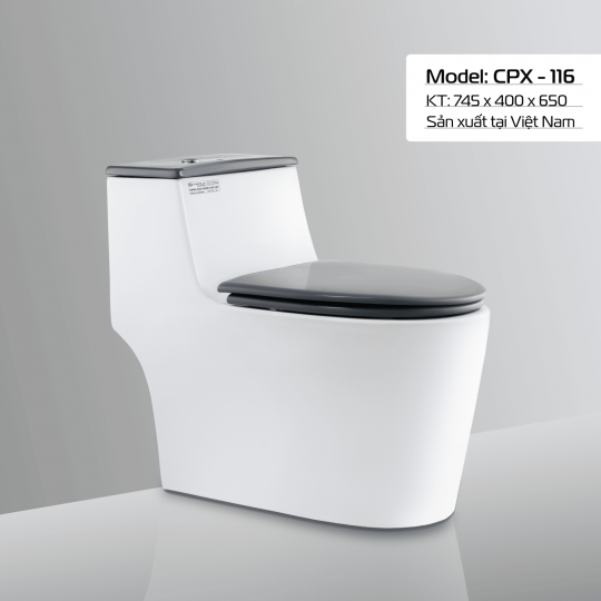 BÀN CẦU CPX - 116 NẮP XÁM
