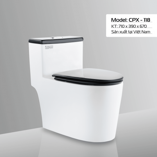 BÀN CẦU CPX - 118 NẮP ĐEN