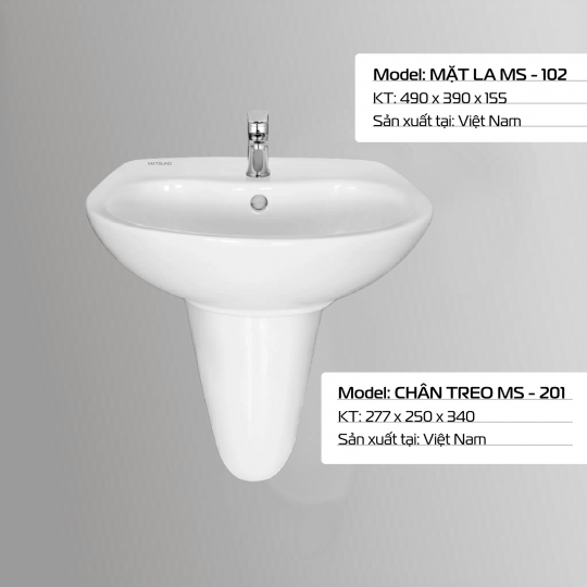 MẶT LA MS - 102 + CHÂN TREO MS -201