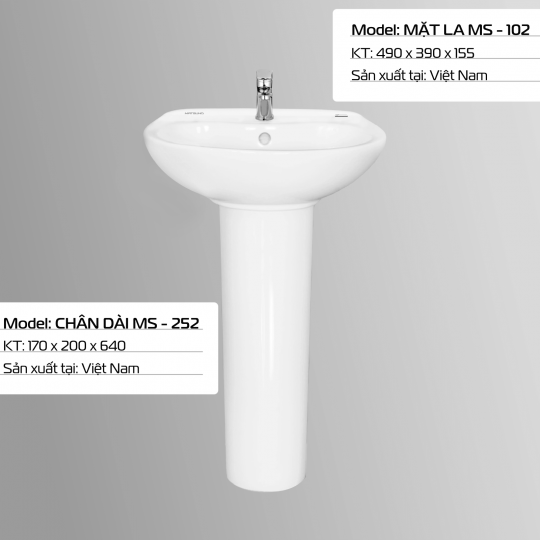 MẶT LA MS - 102 + CHÂN DÀI MS - 252