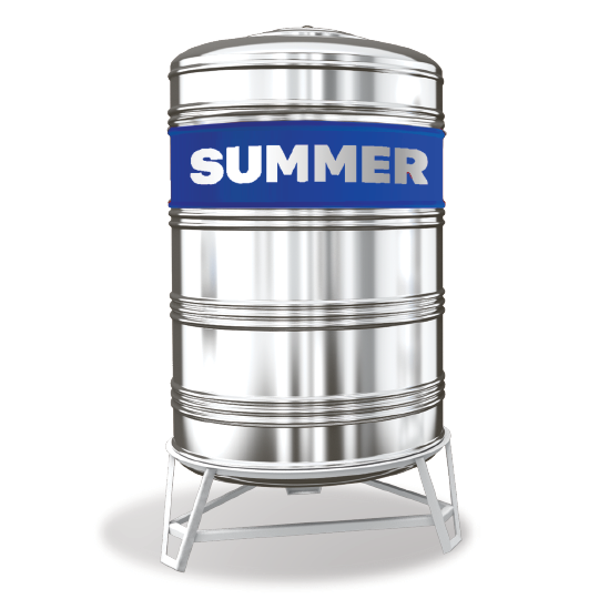 BỒN INOX ĐỨNG 3000L - SUMMER XANH